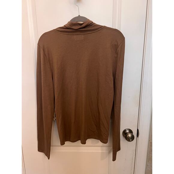 Nation LTD Eris Turtleneck Top XL Lightweight in Teddy Romantic Academia Preppy - Picture 5 of 9